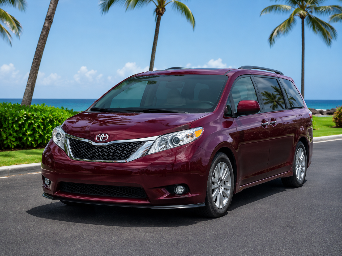 Toyota Sienna Burgundy